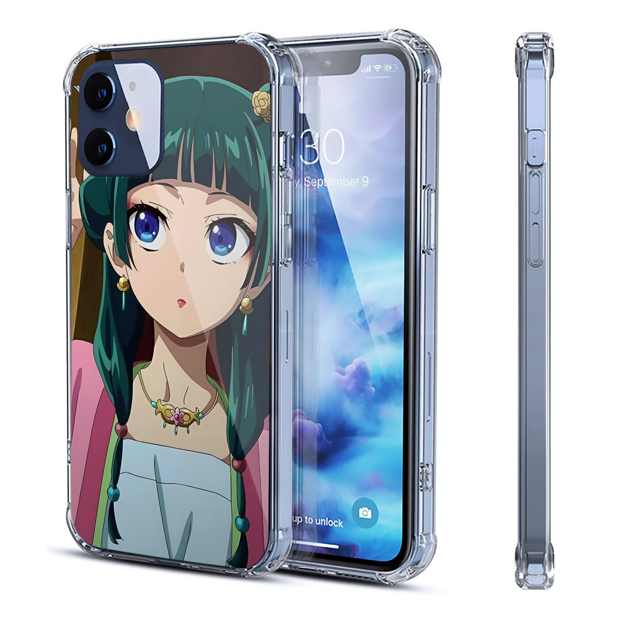 （画像用） 薬屋のひとりごと The Apothecary Diaries 【iPhone 12シリーズ対応】透明スマホケース（クリアソフトケース）